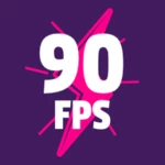 90 fps & ipad view android application logo